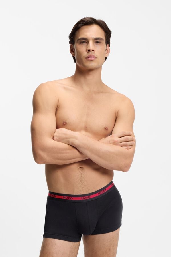 HUGO Pacote com 3 boxers Vermelho