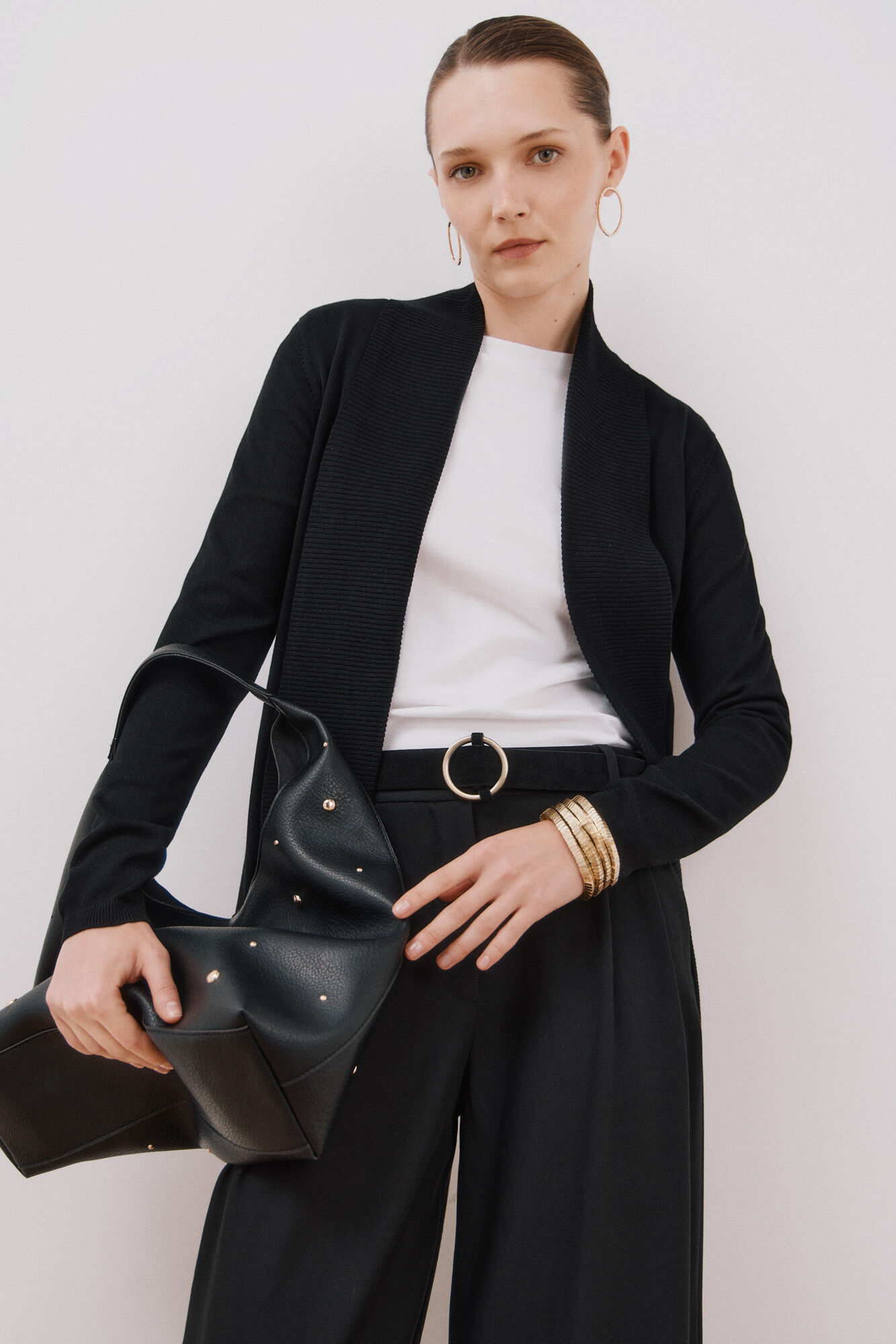 Cortefiel Cardigan with shawl neckline