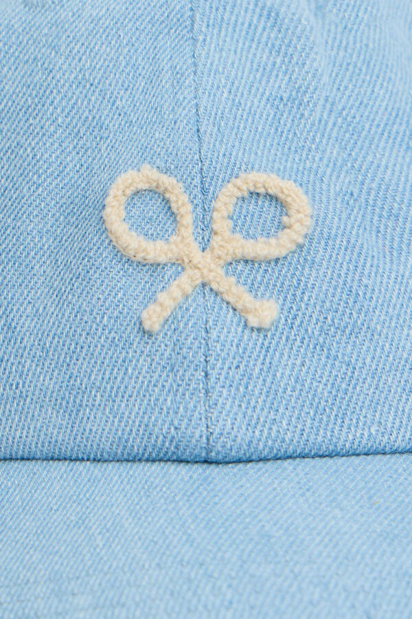 Silbon Denim snowshoe cap Navy