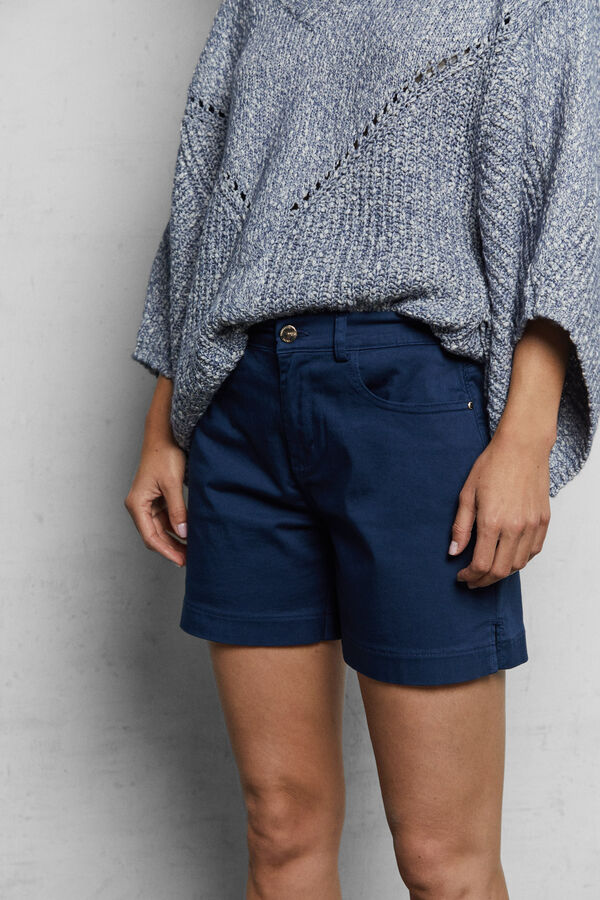 Cortefiel Short 5 bolsillos color Azul marino