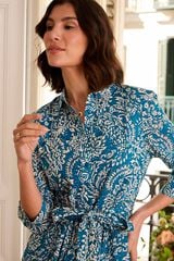 Pol&iacute;n Et Moi Vestido comprido Merce Azul