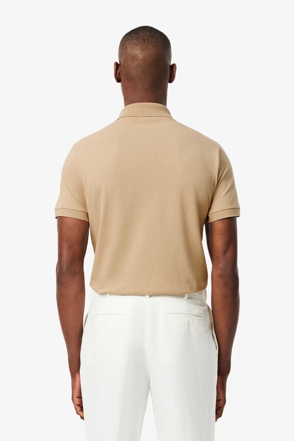 Lacoste T-shirt de manga curta Tostado