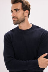 Jack & Jones Camisola básico de malha liso Azul