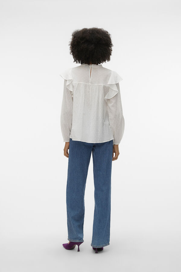 Vero Moda Blusa plumeti com top Branco