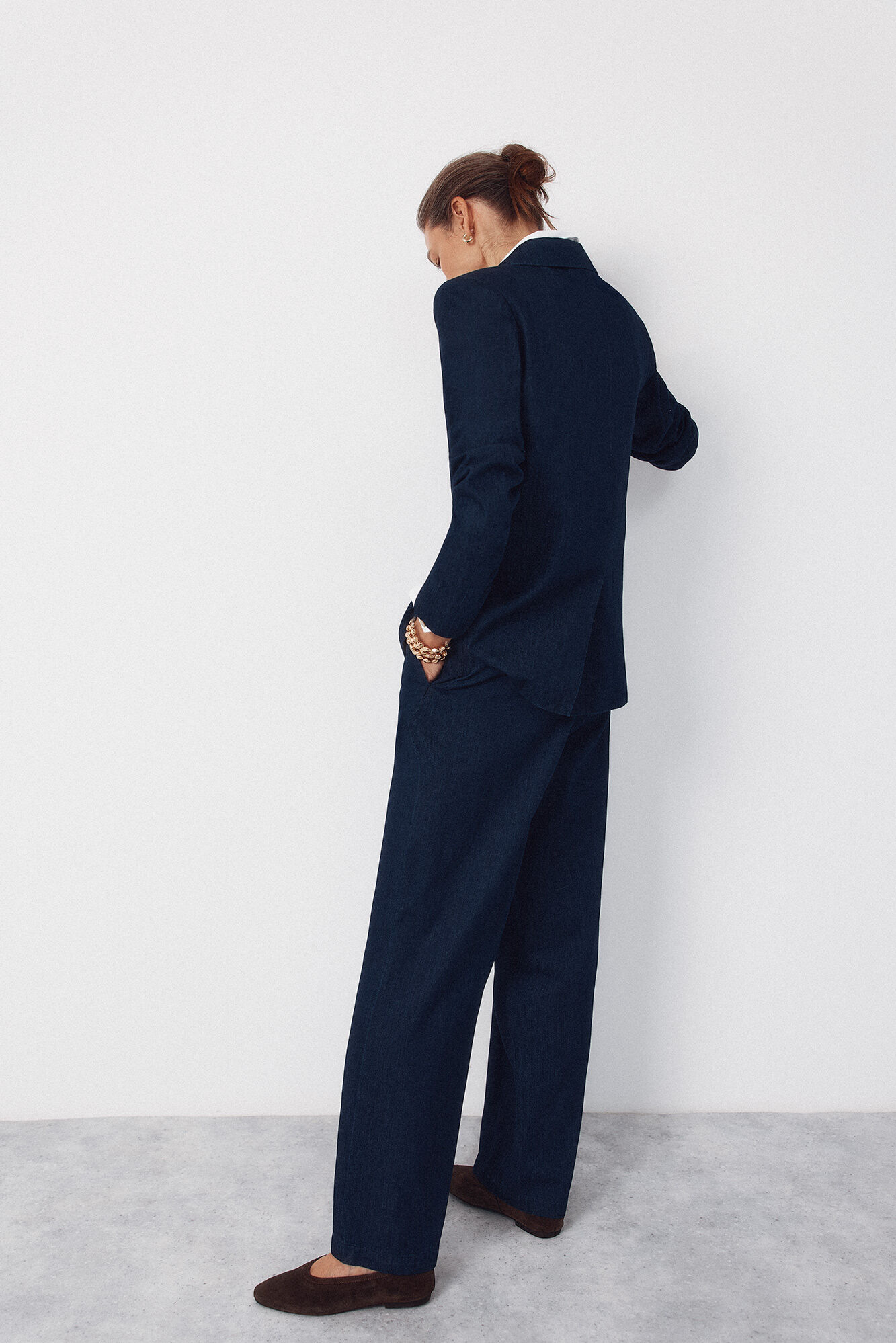 Cortefiel Tailored denim blazer