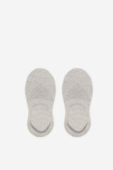 Cortefiel Calcetín invisible coolmax Gris