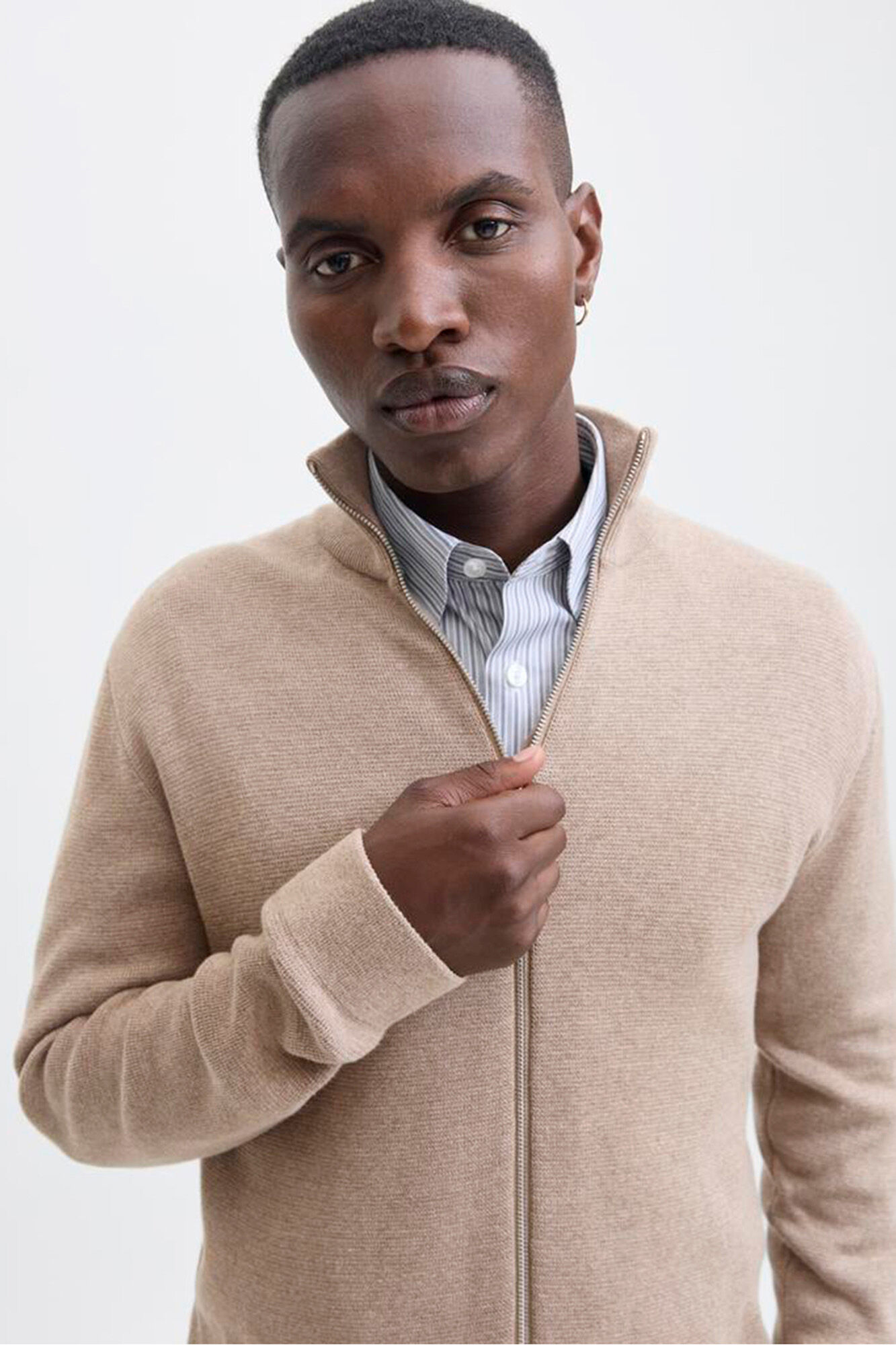 Jack & Jones Casaco de malha de malha estruturada