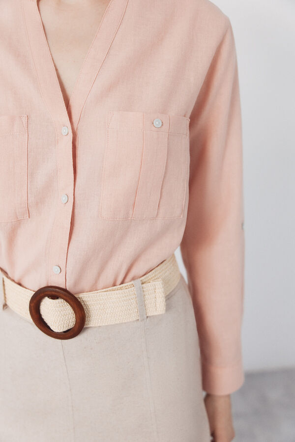 Cortefiel Camisa r&uacute;stica de manga comprida Subiu