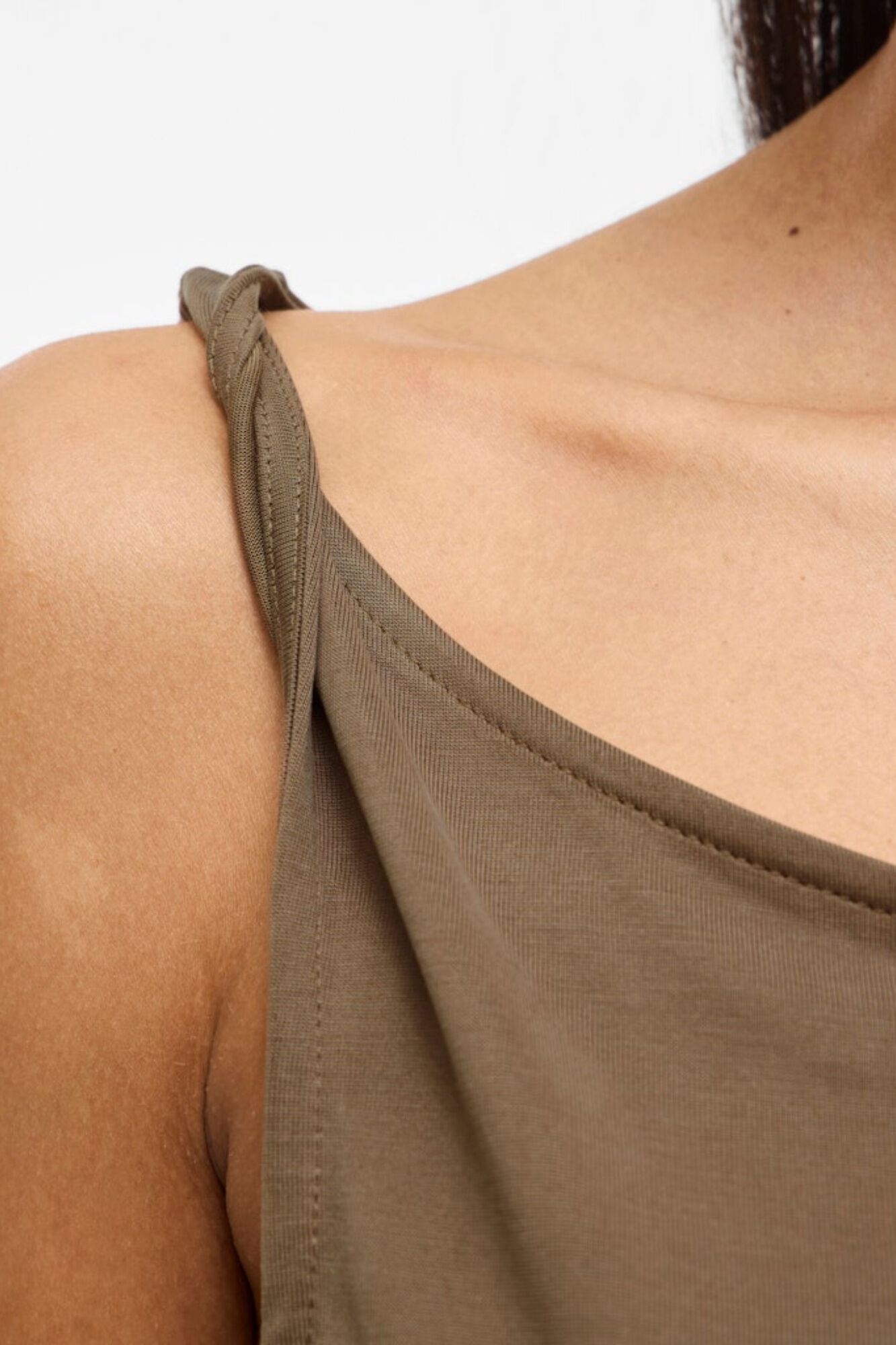 Vila Modal boat neck midi dress