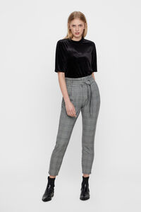 Cortefiel Women's straight leg trousers Grey