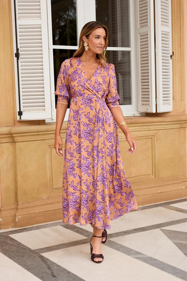 Pol&iacute;n Et Moi Vestido de convidada Andrea Dourado