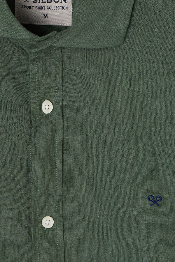 Silbon Camisa esportiva macia Verde
