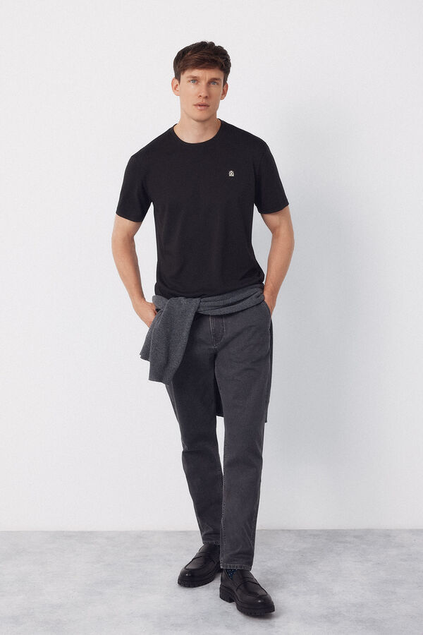 Cortefiel Coolmax&reg; T-shirt Black