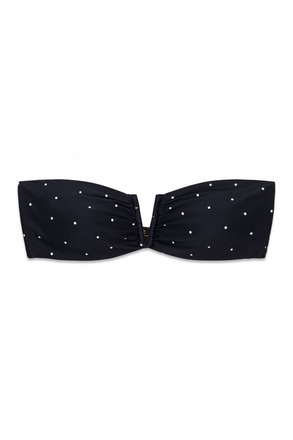 Cortefiel Top de biqu&iacute;ni bandeau Impress&atilde;o