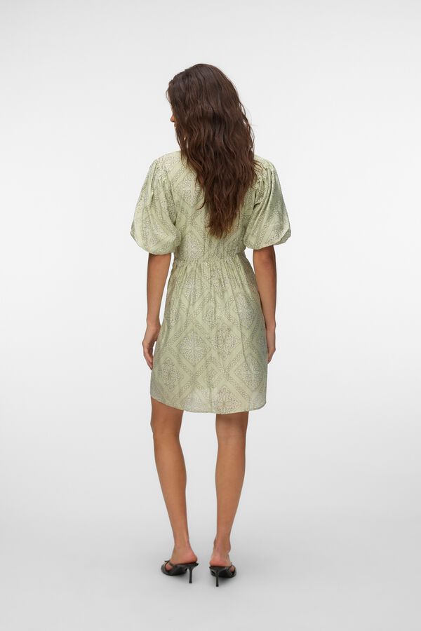 Vero Moda Vestido curto estampado Verde