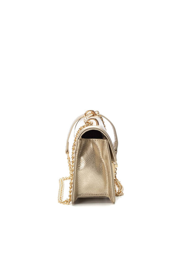 XTI Metallic chain small bag Gold
