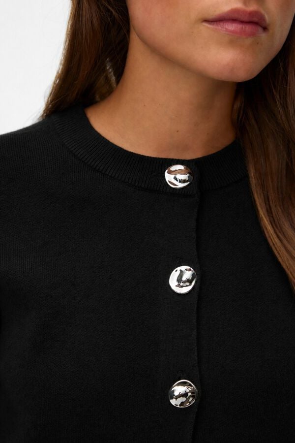 Vero Moda Silver button jacket Black