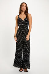 Morgan Pleated fluid jumpsuit Multicolour