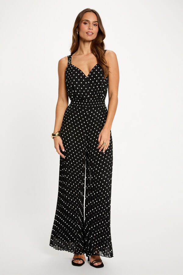 Morgan Pleated fluid jumpsuit Multicolour