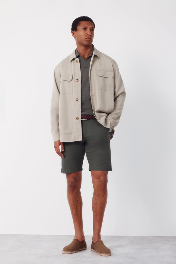 Cortefiel Chino Bermuda shorts Kaki