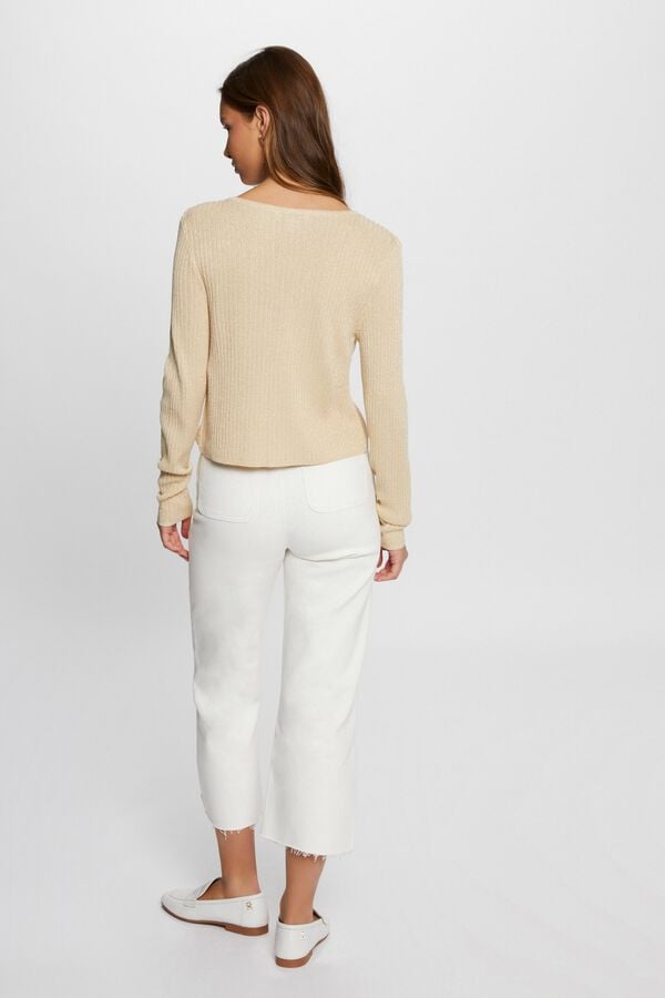 Morgan Long sleeve cardigan Yellow