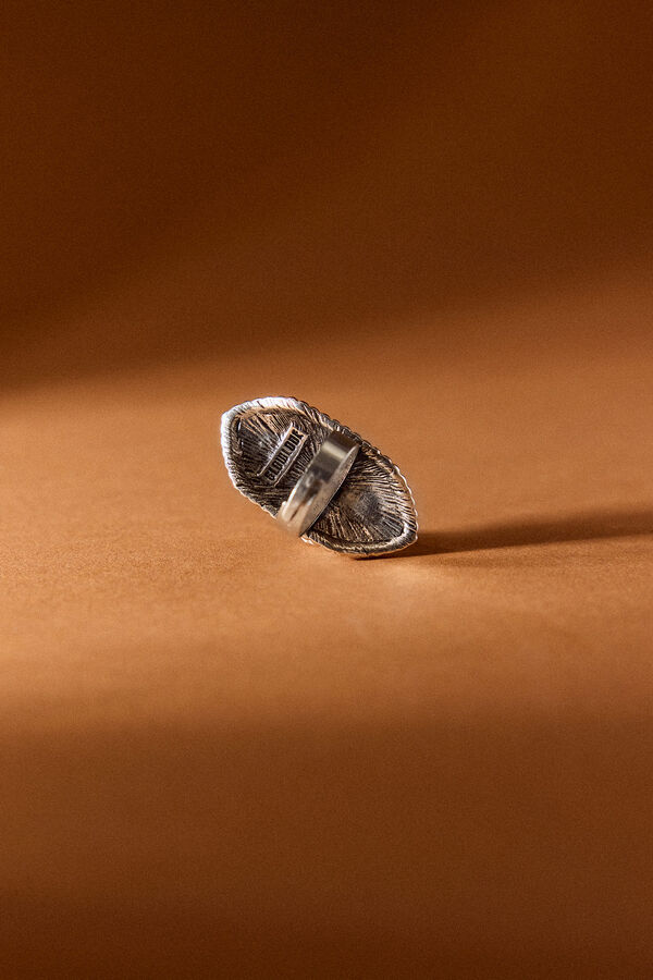 Slowlove Anillo piedra Gris