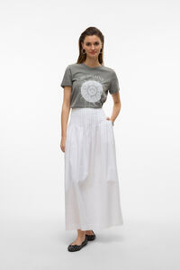 Vero Moda T-shirt de algodão estampada