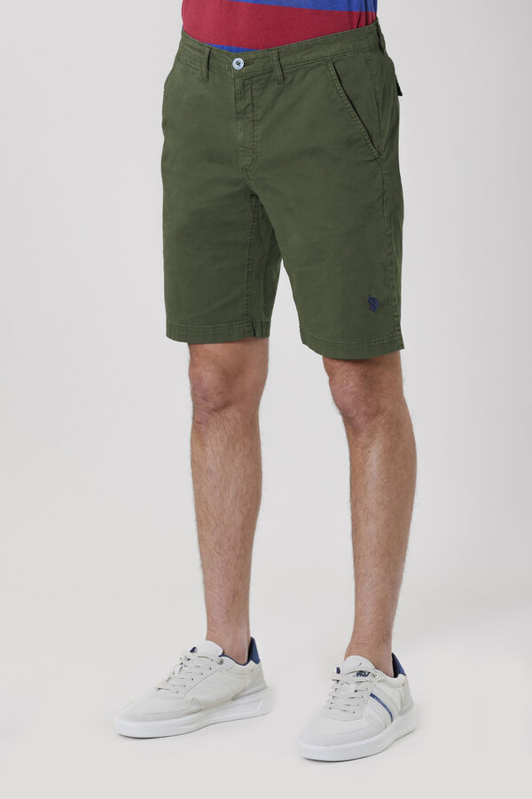 Us Polo Chino Bermuda shorts Kaki