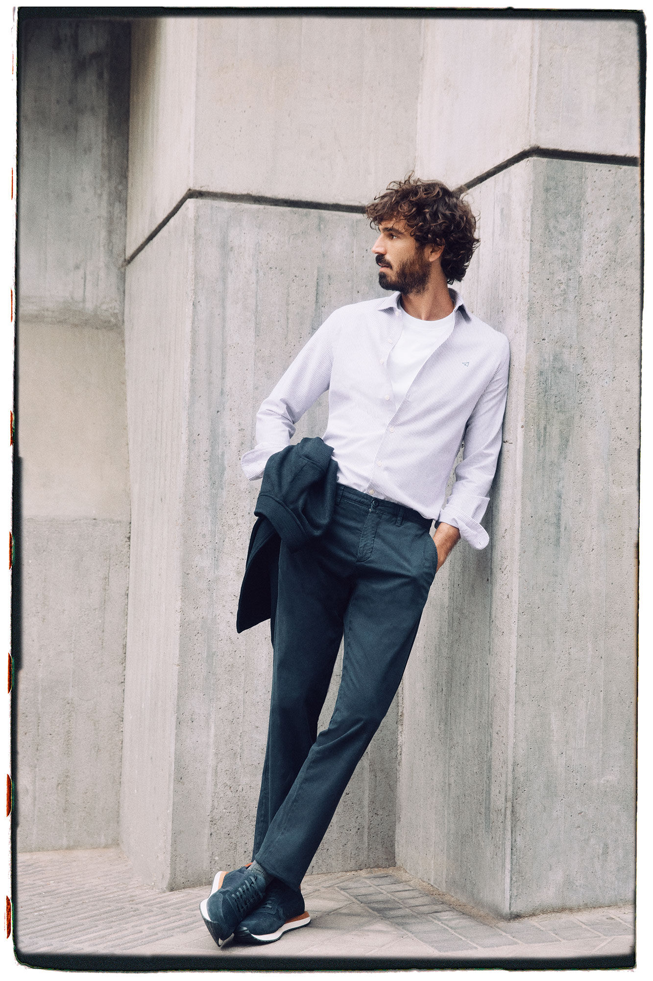 Camisa italiana cheap slim fit