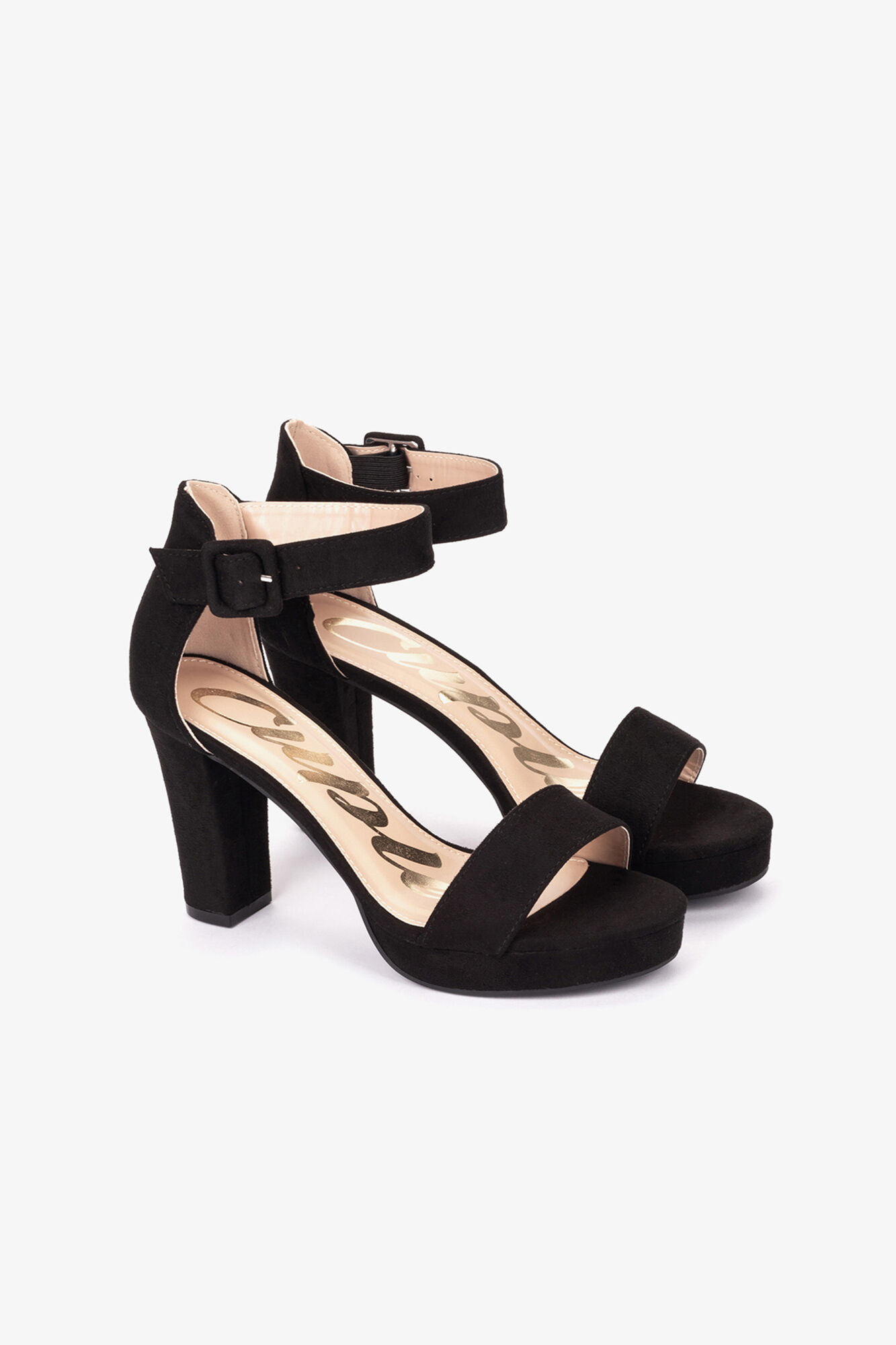 Cupl&eacute; Sandalia pulsera ultrasuede