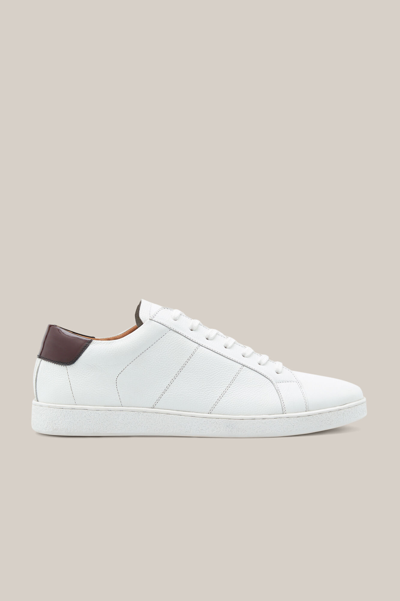 plain white shoe