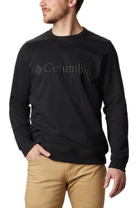 Cortefiel Round neck jumper with Columbia logo™ for men Dark grey
