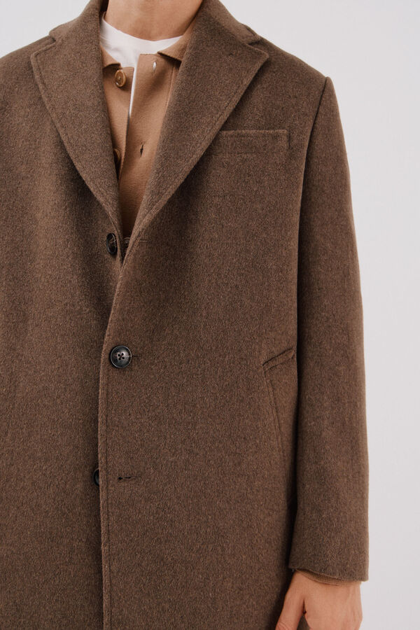 Cortefiel Removable lining coat Camel