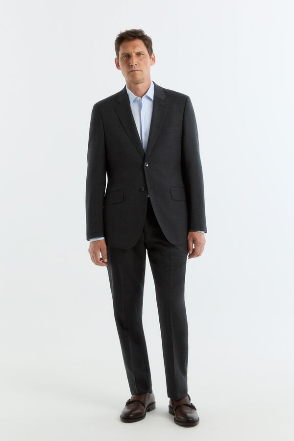 Cortefiel Smart twill trousers Dark grey