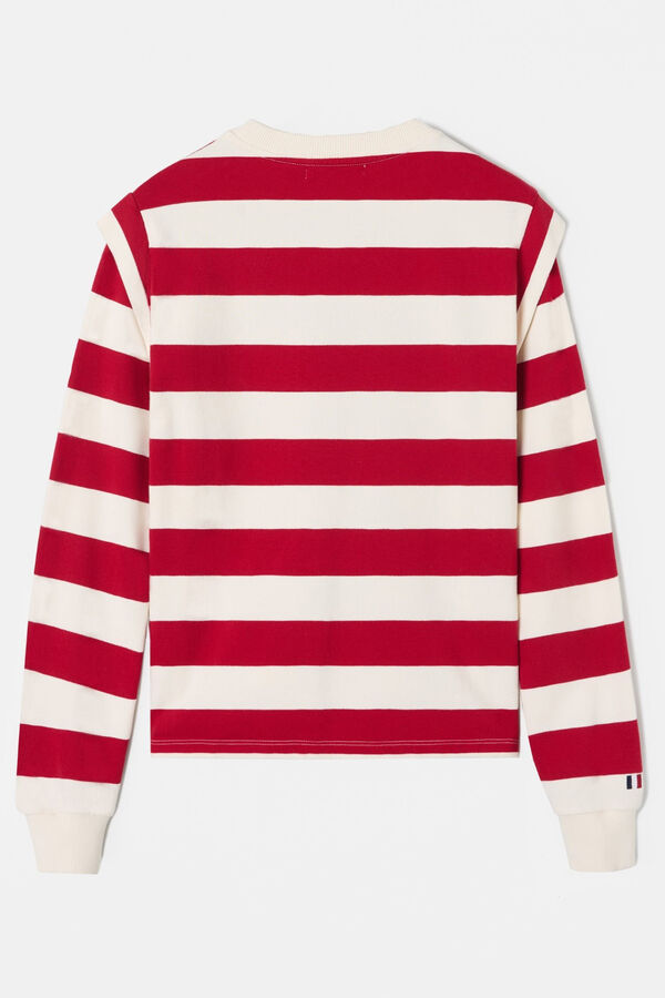 Silbon Sudadera woman hombreras Rojo