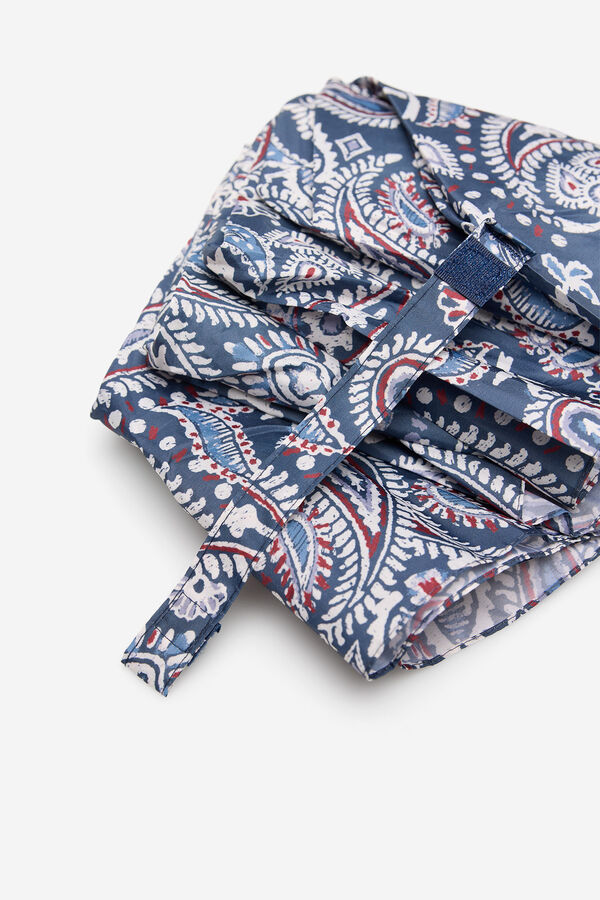 Cortefiel Paraguas plegable estampado floral Estampado blanco