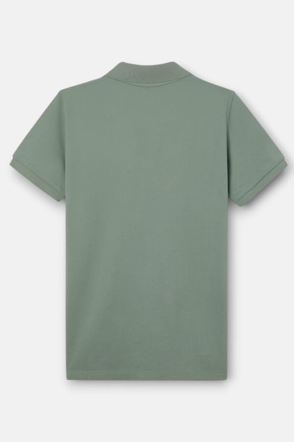 Silbon Polo cl&aacute;ssico liso Verde