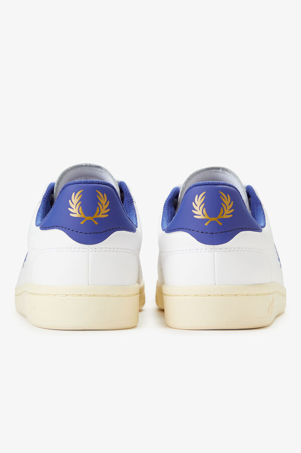 Fred Perry Sapatilhas B721 em pele Branco