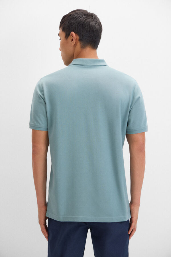 Cortefiel Essential polo shirt Kaki