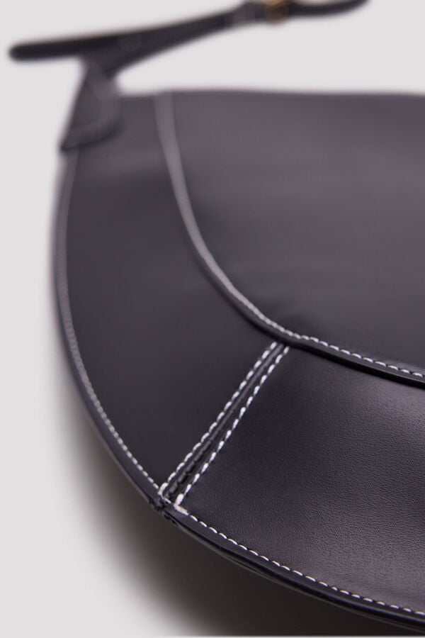 Cortefiel Bolso hombro maxi Negro