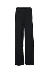 Cortefiel Jersey-knit trousers  Black