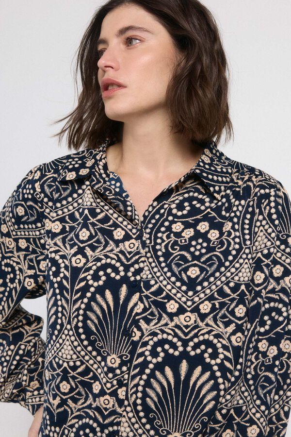 Vero Moda Camisa estampada Azul