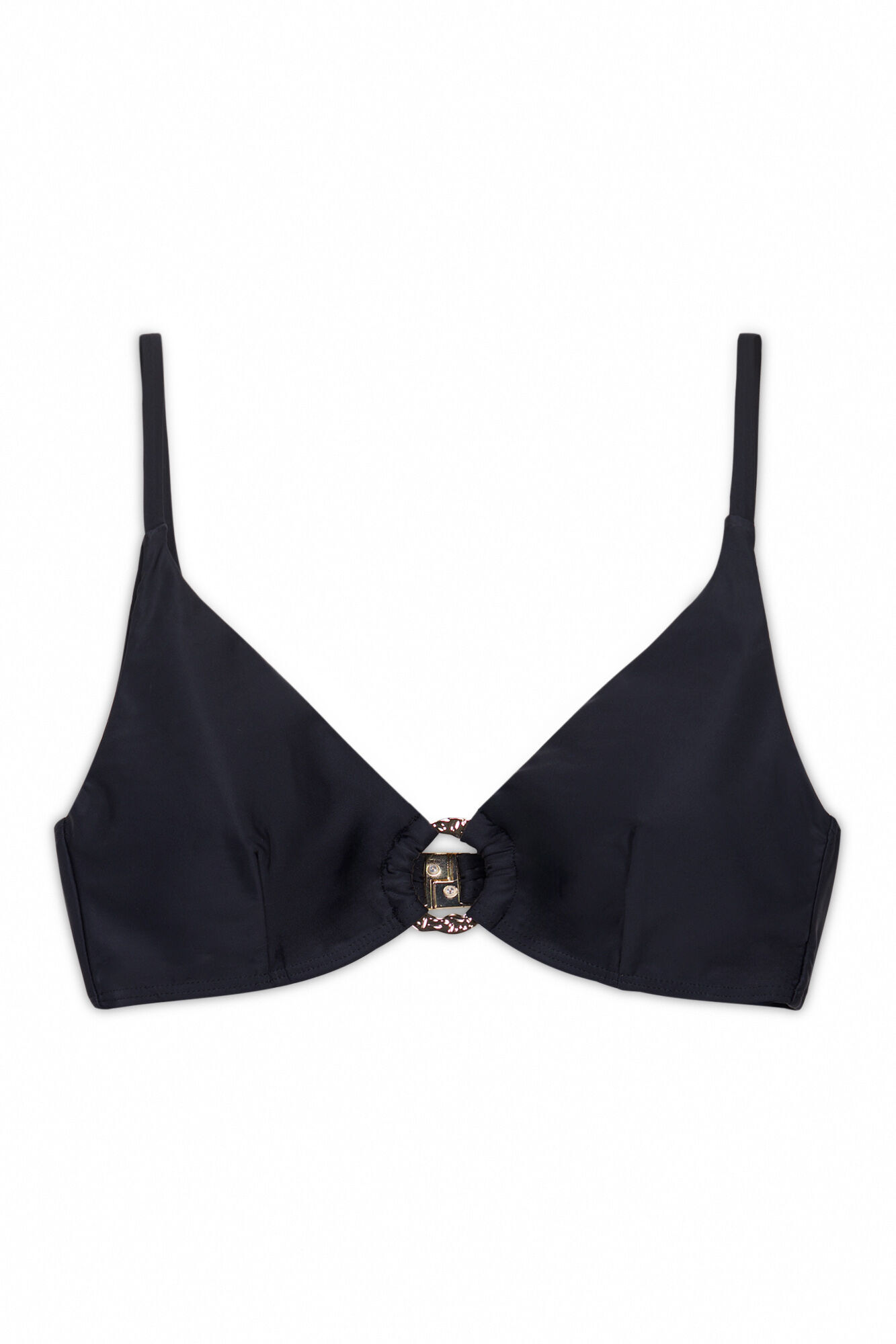 Cortefiel Top bikini anilla dorada