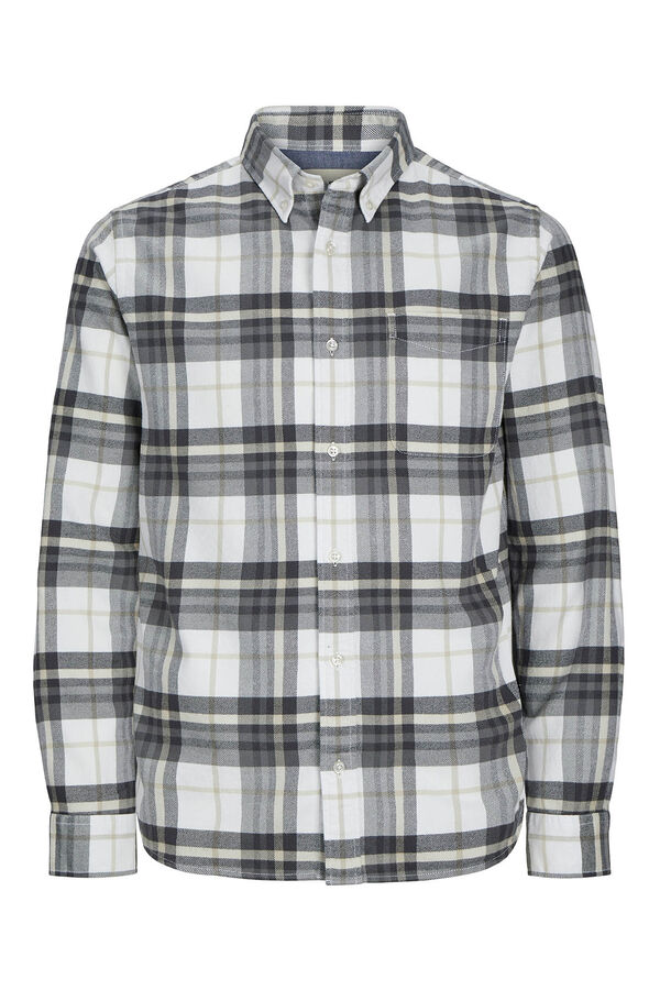 Jack & Jones Camisa de flanela Cinzento