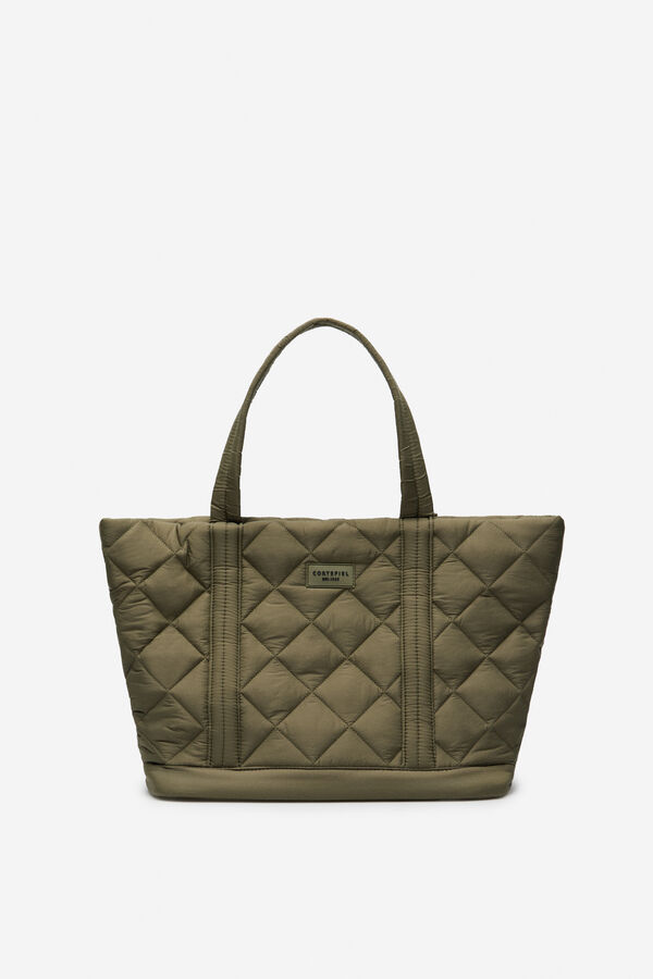 Cortefiel logo de nylon para compras gr Verde