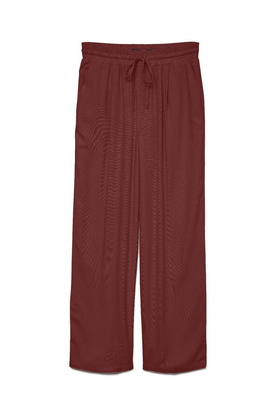 Pantalón de lino con cintura elástica