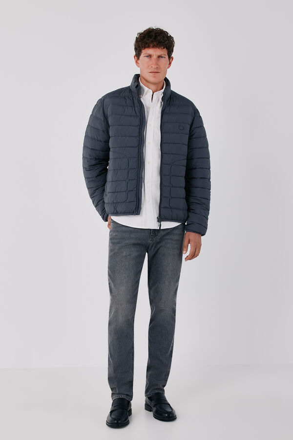 Cortefiel Ultralight puffer jacket Dark grey