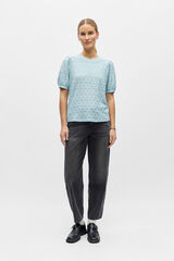 Object Top estrutura manga curta Azul