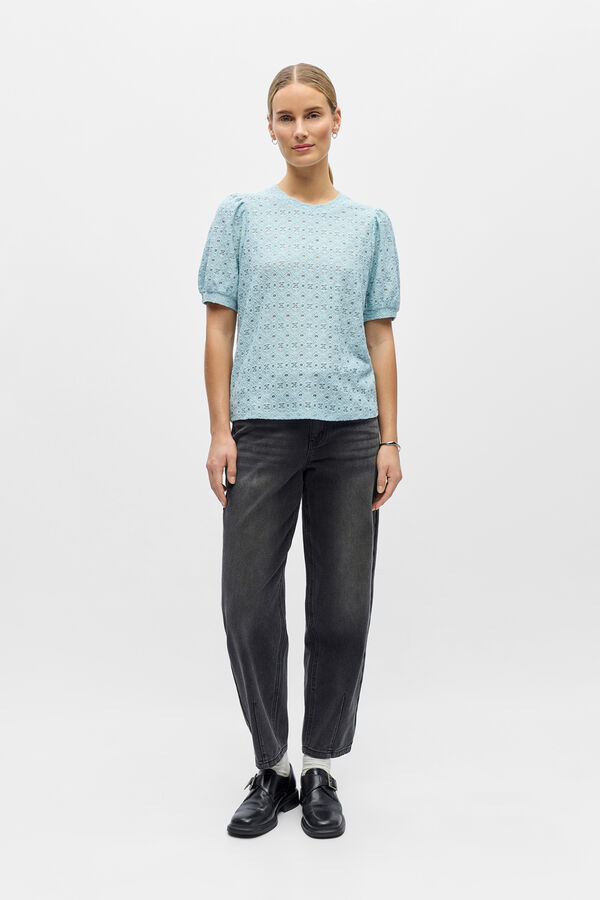 Object Top estrutura manga curta Azul