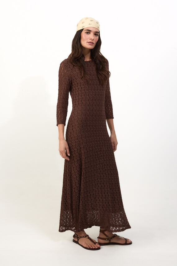 Vestido largo lencero